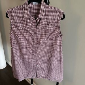 Brunello Cucinelli Western Plaid Top